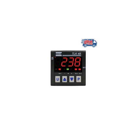 TLK48HRRR - Coel - Control de temperatura 1/16 din 3 Relevadores